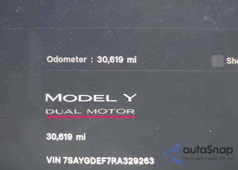 2024 Tesla Model Y Performance Dual Motor All-Wheel Drive из США, поврежденный, VIN 7SAYGDEF7RA329263